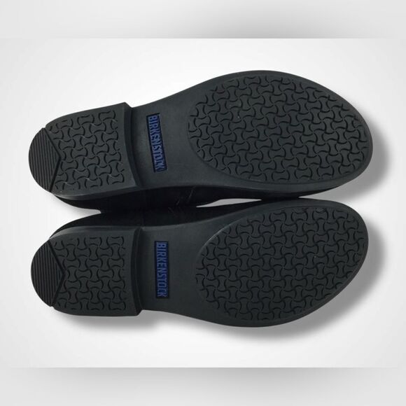 NIB BIRKENSTOCK Leather Sarina Slouch Suede Booties Boots Size 36 - Picture 3 of 10